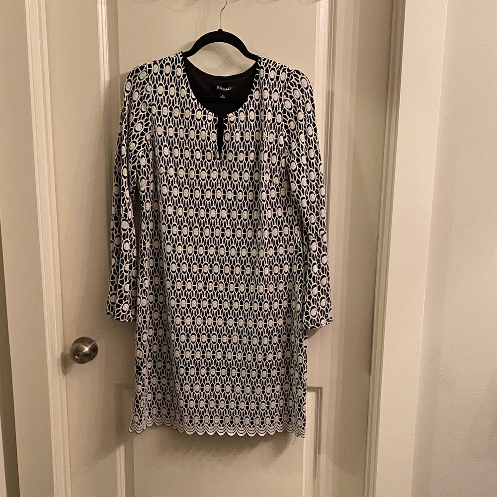 Roz & Ali Monochrome Knit Dress